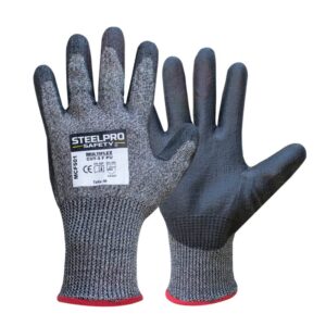 Guante Multiflex Mcf501 Cut-5 Nivel F Pu Gris/Negro